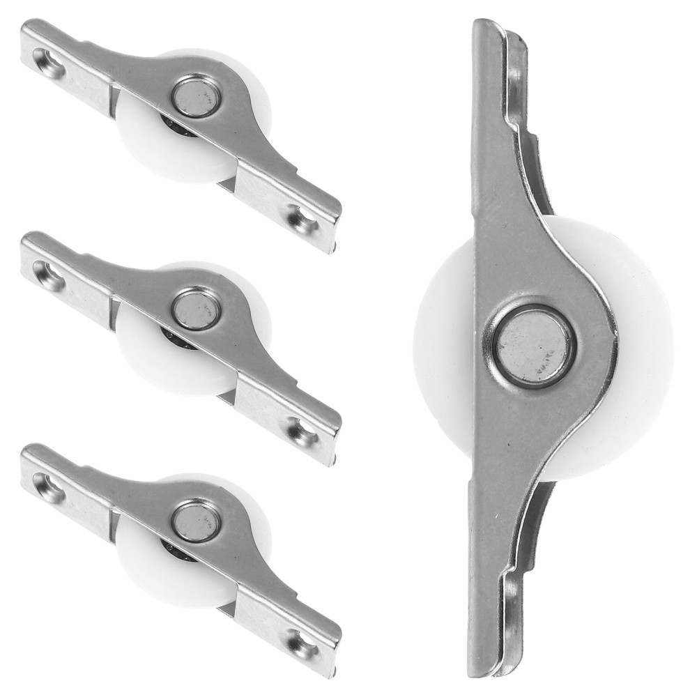 4pcs Wardrobe Roller Wheels with Transfer Bearings for Smooth Movement-image