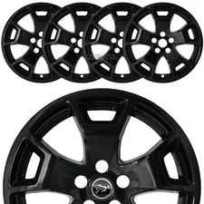fits Ford Bronco Sport 2021-2023 Black 17" Wheel Skins Hub Caps Rim Full Covers