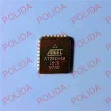 5PCS EEPROM IC ATMEL PLCC-32 AT28C64B-15JC