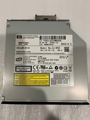 Hewlett-Packard Company HP DVD±RW Drive, Model: UJ-852