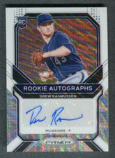 2021 Prizm Autographs Prizms Cosmic Haze #78 Drew Rasmussen 14/50 A45 111