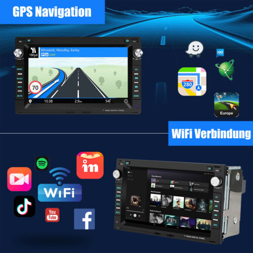 64G Carplay Android13 Autoradio GPS Kam Für VW Polo 9N Jetta Golf 4 Passat B5 T5 - Bild 10 von 15