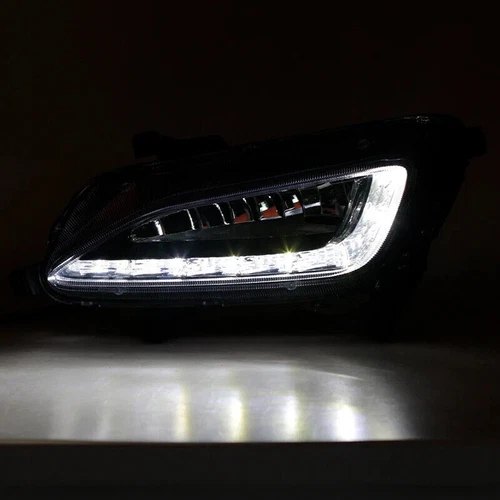 Pair LED Fog Lamp Daytime Running Drive Light For Hyundai Tucson 2016-2018 2017 - Bild 3 von 6