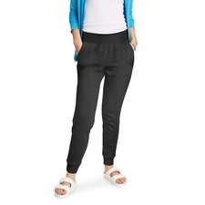 Hanes Women's Cotton Blend EcoSmart Fleece Jogger Pants Small Black