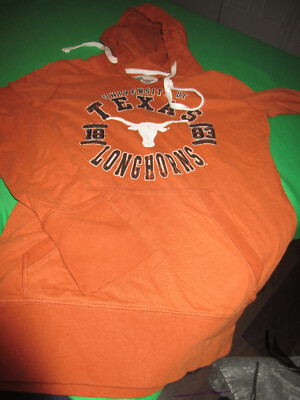 NWT 4HER UNIVERSITY TEXAS LONGHORNS WOMENS HOODIE HOODED T SHIRT BROWN 2X