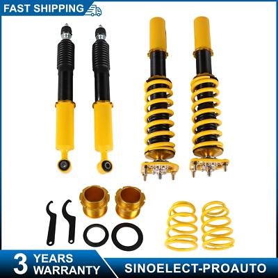 Coilovers Kit for Ford Mustang GT 4th 4.6L Adj. Height & Mounts Shocks 1994-2004