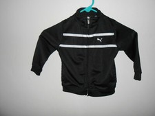 Puma Black Zipper Jacket Coat Youth Baby 24M 24 Months