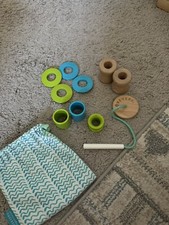 Lovevery Adventurer Play Kit Threadable Bead Kit Toy With Organic Cotton Bag