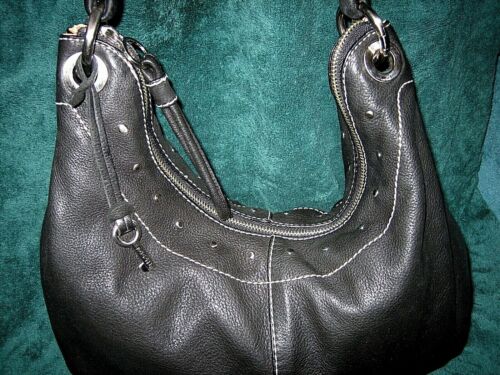 Fossil Studded Pebble Leather Medium Shoulder Bag - Picture 2 of 11