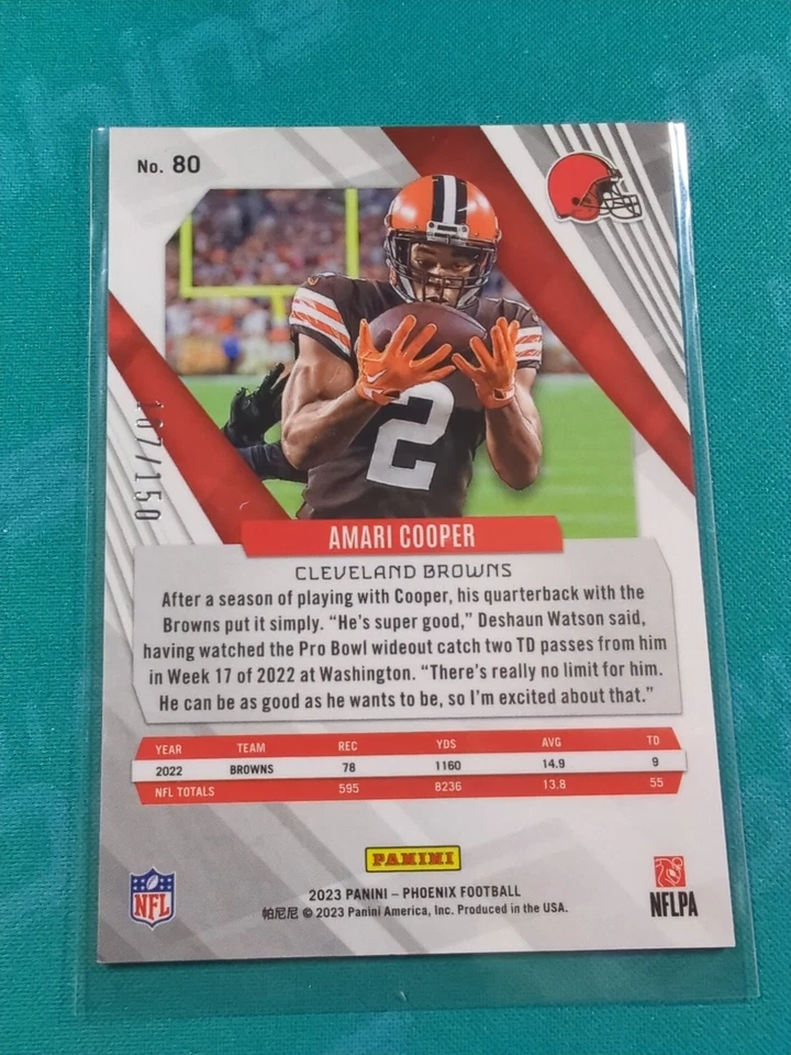 2023 Phoenix Amari Cooper Red Lava 107/150 SSP Buffalo Bills!!! - Image 2 of 3