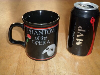 [ MUSICAL ] ''PHANTOM OF THE OPERA'' - BROADWAY, Ceramic Coffee Cup / Mug, Vintage