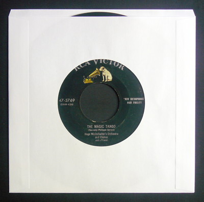 Hugo Winterhalter's Orchestra and Chorus- 45 RPM - The Magic Tango - The Little