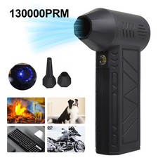 130000 RPM Turbo Blower Jet Fan Portable Rechargeable Turbofan Air Blower Black