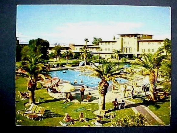 1950's POSTCARD FLAMINGO HOTEL & CASINO LAS VEGAS NEVADA OLYMPIC