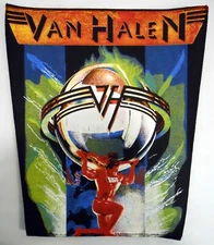 Van Halen Back Patch - 5150 Eddie - VINTAGE - New - 1986 - Sammy Hagar VH