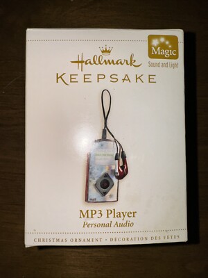 MP3 Player`2006`Personal Audio Hallmark Keepsake Ornament  Needs Battery