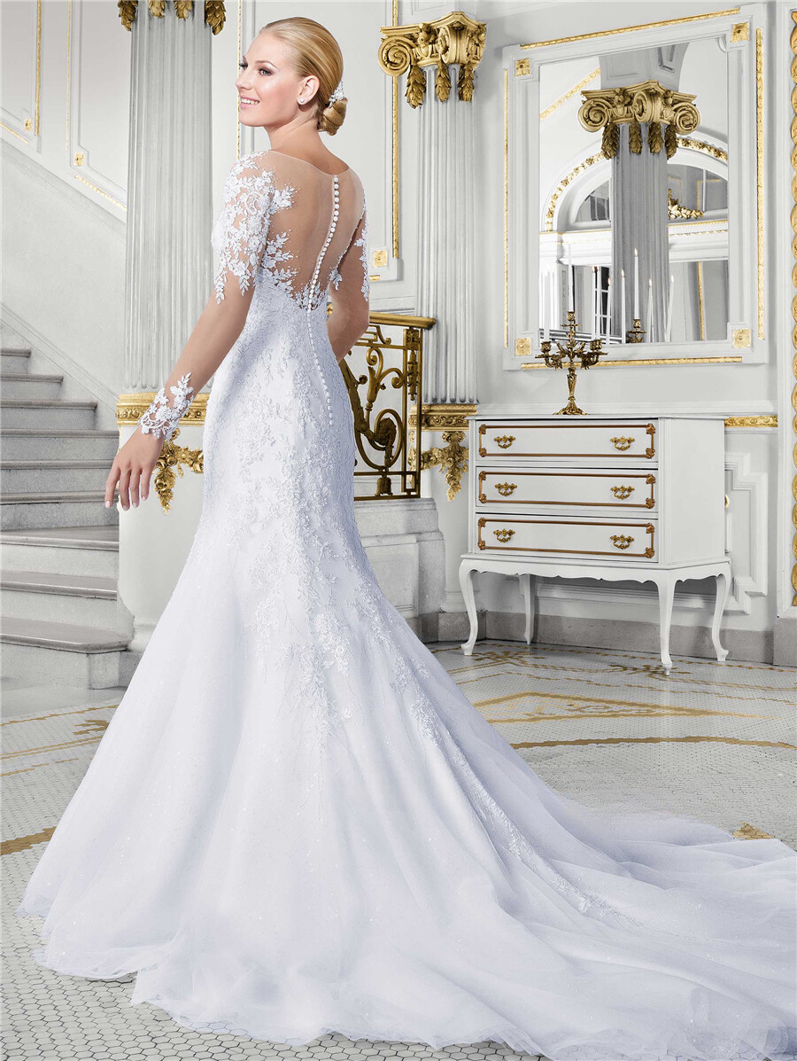 satin mermaid dress wedding Beaded Cap Sleeve Satin Mermaid Wedding Gown