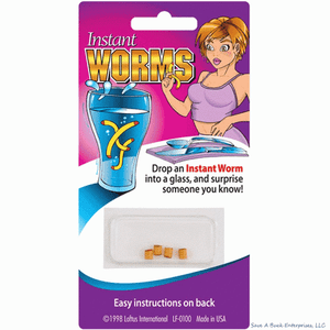 4-INSTANT-MAGGOT-WORMS-Prank-Drink-Magic-Trick-Gag-Novelty-Joke