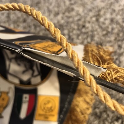 応援グッズ 1980s JUVENTUS F.C. Vintage Flag Juventus Flag Vintage 80S, 1985 Coppa Dei Campioni, Forza
