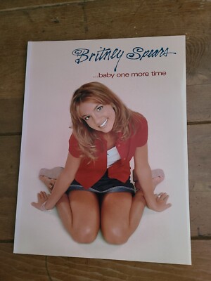Britney Spears Baby One More Time Piano Vocal Chords New Music Book (396-398.5)
