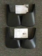 2013-2016 GMC Acadia Front & Rear Molded Splash Guards Black w/ GMC Logo OEM GM