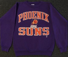 Vtg 90s Phoenix Suns Faded Sweatshirt S USA NBA Charles Barkley Track Grunge 80s