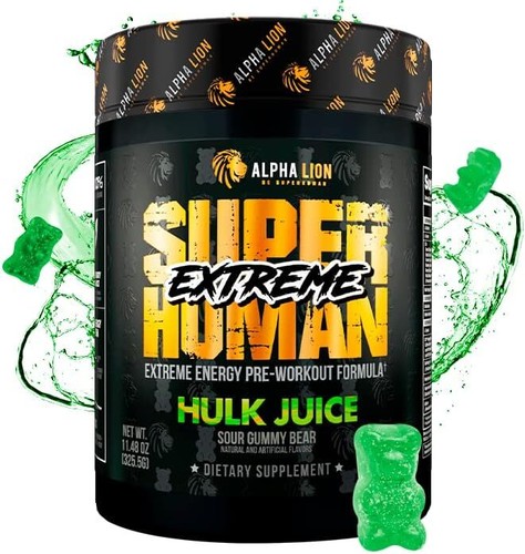 Alpha Lion Superhuman EXTREME Energy Hardcore Pre-Workout 21 Full Servings New - Picture 11 of 12