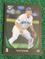 KYLE SEAGER - 2011 BOWMAN DRAFT PICKS & PROSPECTS ROOKIE CARD # 103 - MARINERS. rookie card picture
