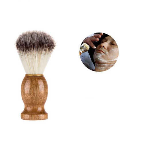 New 100% Pure Badger Hair Shaving Badger Brush for Men's For All Skin Types Wood - Picture 7 of 7