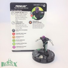 Heroclix Spider-Man Venom: Absolute Carnage set Prowler 020 Uncommon w/card