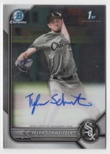 2022 Bowman Chrome Prospects - Tyler Schweitzer Autograph - Chicago White Sox