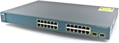 CISCO WS-C3560-24TS-S 24 Port FE 10/100mbps Switch 2x SFP  ios-15.0 3560-24TS-S