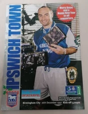 PROGRAMME - Ipswich Town Vs Birmingham City 26th December 1997