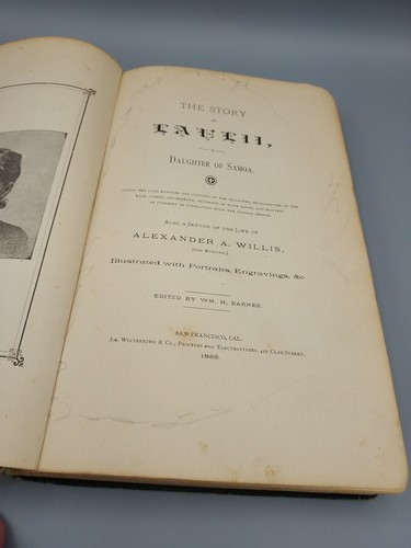 The Story of Laulii, Daughter of Samoa by Alexander A. Willis Hardcover 1889 - Bild 13 von 24