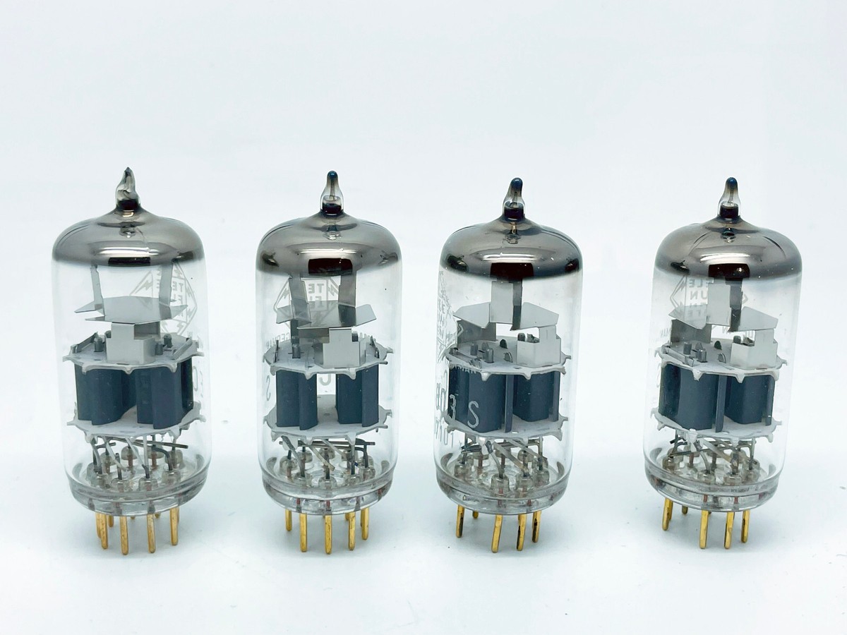 TELEFUNKEN ECC803s 真空管 4 x NOS Telefunken ECC803S Test V.STRONG ◇Diamond Frame