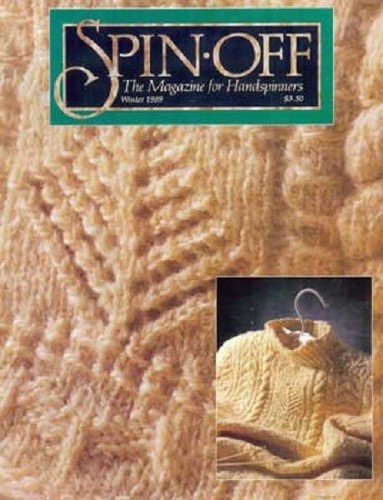Spin-off magazine winter 1989: karakul rug~cashmere silk scarf~wool rug~afghan