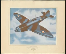 1940's FC13 Canada Starch Co (Canada) PLANES & SHIPS #213 FAMOUS "SPITFIRE"