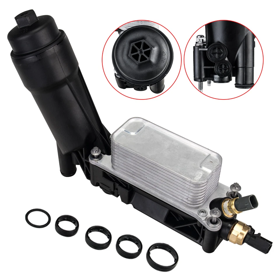 Oil Filter Cooler Adapter Housing For 2011-2013 Chrysler 200 Dodge Jeep 3.6L V6 - Изображение 3 из 4