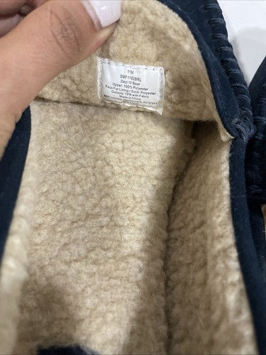 Polo Ralph Lauren Faux Fur DEZI Bear Moccasin Slip On Shoes Slippers Men’s 11M - Picture 5 of 6