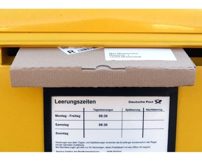 30 Warensendung Maxibrief Karton TESTSET DHL Briefkasten 3cm HÖHE DIN A4 A5 NEU - Bild 1 von 2
