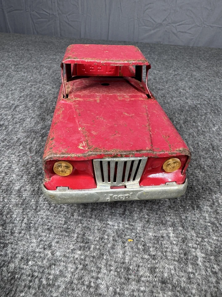 Винтажная игрушка Jeep пикап грузовик Tonka прессованная сталь 52030 1960-е коллекционная редкая - Изображение 4 из 4