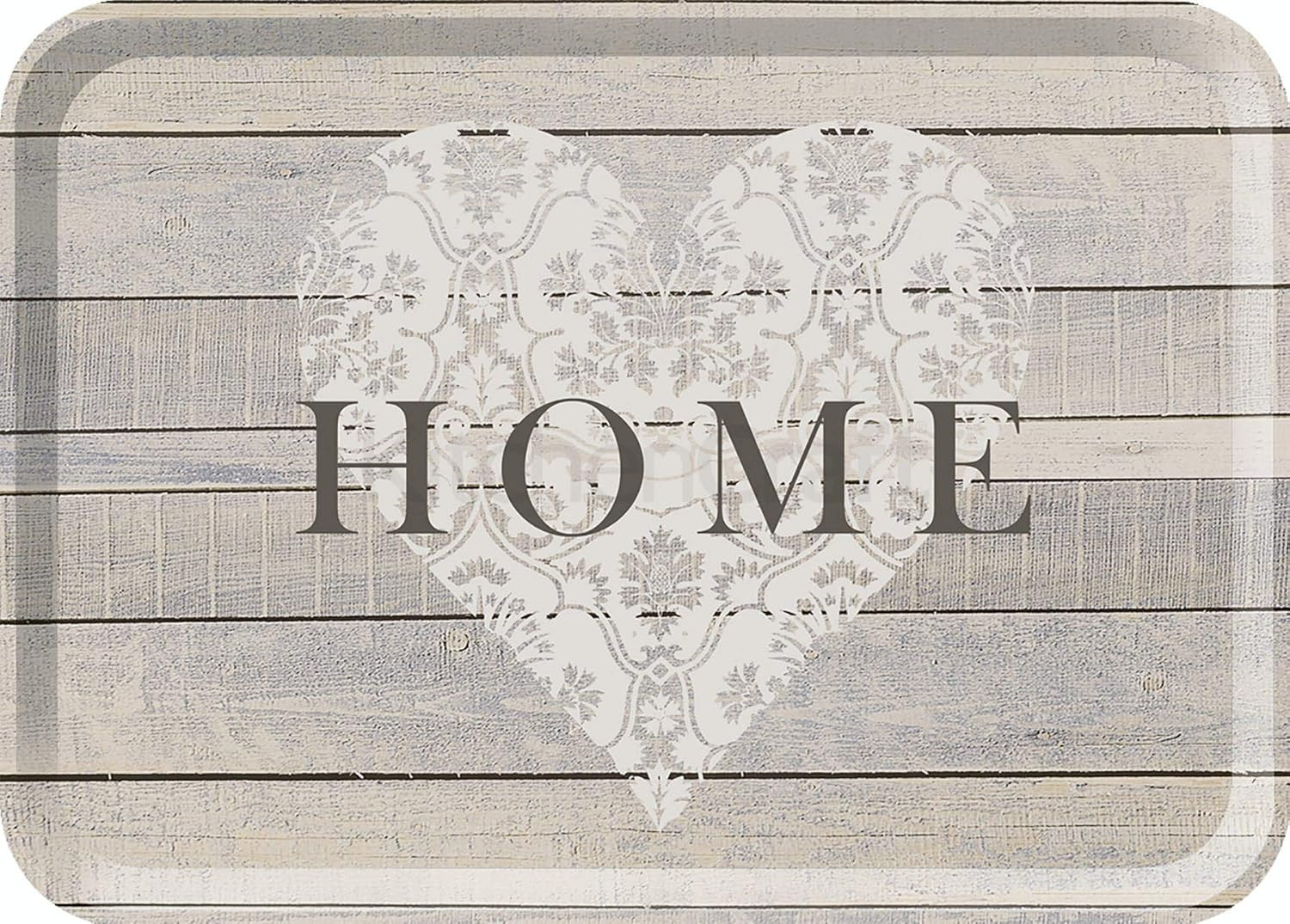 Vassoio Rettangolare Everyday Home Grigio Melamina 38.5x27.5 cm