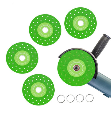 4Pcs 4.5 115 22.23mm Diamond Grinding, Angle Grinder Cutting Disc, Ceramic Cu...