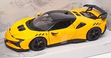 Burago 1/24 Scale Diecast 18-26032 - Ferrari SF90 XX Stradale - Yellow