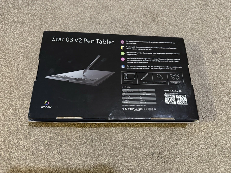 Xp Pen Star 03 V2 Pen Tablet - Image 4 of 4