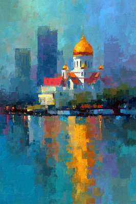 Bangkok Thailand 24x36 Giclée Art Print Ltd 1/25 Signed COA Rombley V1
