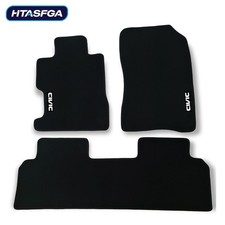 For Honda Civic 2006-2011 Quality Black Velour Carpet Car Floor Mats Liners For Honda Civic 2006-2011 Quality Black Velour Carpet Car Floor Mats Liners