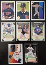 MINNESOTA TWINS 8 CARD LOT- 1990-1992 Kirby Puckett, Scott Erickson, Knoblauch