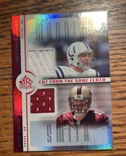 2005 Upper Deck Reflections - Cut from the Same Cloth Peyton Manning, Alex Smith