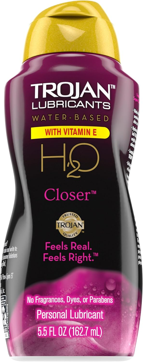 Water-Based Personal Lubricant 5.5oz with Vitamin E & Hyaluronic  Fragrance-Free